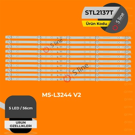 58 İnç Onvo Uyumlu 56 cm TV LED Bar Seti