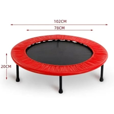 Bahçe ve Teras Kullanımı İçin 102 cm Kırmızı Çocuk Trambolini