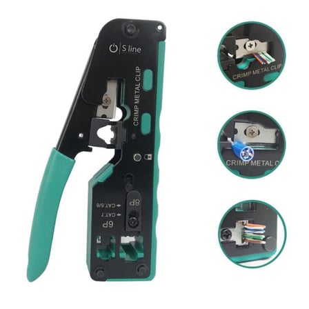 Cat7 Cat6A Cat6 Cat5 RJ45 RJ11 Konnektör Sıkma Pensesi