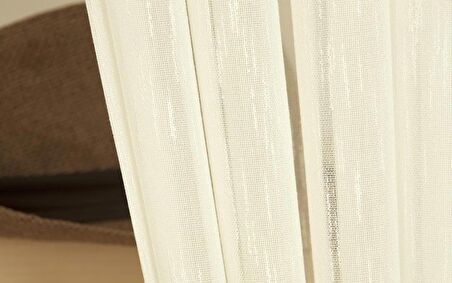 Massarelli Viskonlu Şantuklu Tül Ekru 1-2,5 Orta Sık Pile