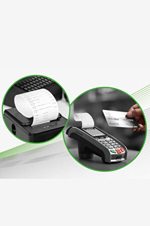 56x12 Pos Rulosu 25 Paket 250 Adet Termal Rulo - Yazarkasa Pos Rulosu - Pos Kağıdı
