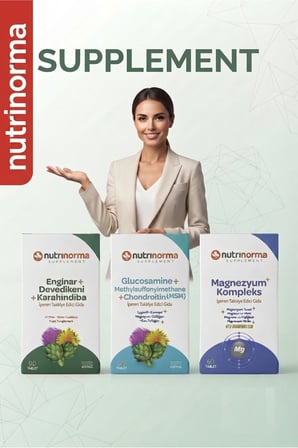 Premium 3'lü Günlük Destek Paketi | Enginar + Devedikeni + Karahindiba 90 Tablet + Glukozamin MSM Kondroitin 60 Tablet + Magnezyum Kompleks 60 Tablet | Avantajlı Takviye Edici Gıda Seti