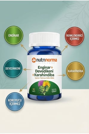 Avantajlı Çiftli Destek Paketi | Enginar, Devedikeni, Karahindiba 90 Tablet + Kore Ginsengi Multivitamin & Mineral 30 Tablet