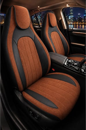 Volvo XC Serisi (XC40/XC60/XC90) 2008 ve Sonrası Bel Destekli Tay Tüyü Koltuk Kılıfı Tokyo Serisi Ta