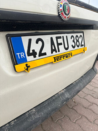 Ferrari Plakalık Orijinal Kişiye Özel Tasarım