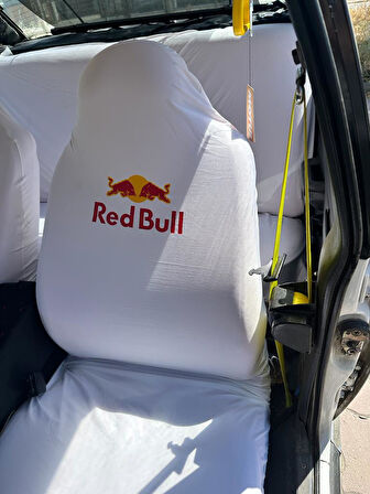 Redbull Oto Servis Kılıfı Beyaz