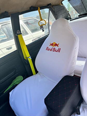 Redbull Oto Servis Kılıfı Beyaz