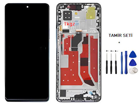 Tkgz - Nova 9SE Lcd Ekran Dokunmatik Orijinal Kalite ÇITALI MAVİ + TAMİR SETİ