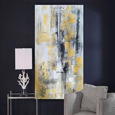 TABLOLIFE Soyut Pastel - Yağlı Boya Dokulu Tablo 75X100,Çerçeve;Çerçevesiz