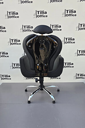 Clean Makyaj Kuaför Koltuğu Krom Sabit Yonca Ayak