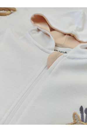 Bebek Tulum Kapüşonlu Unisex Mevsimlik Hediyelik Bebek Kıyafetleri