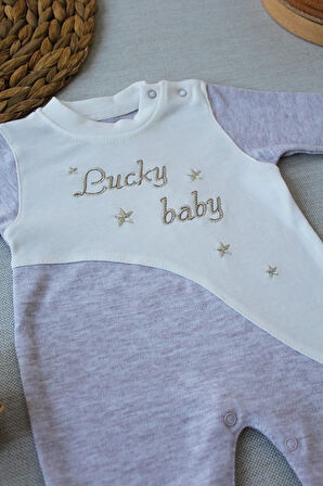 Es Çizgi Kız / Erkek Bebek Şapkalı Tulum Unisex