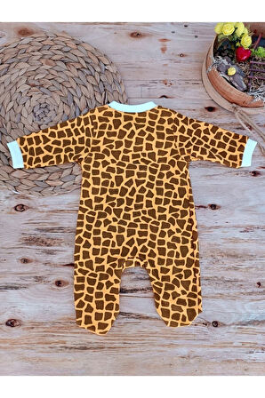 Zuff Kız / Erkek Bebek Unisex Tulum Sarı