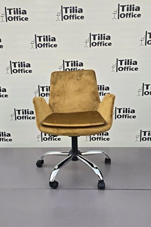 Maki Çalışma ve Çocuk Koltuğu Krom Yonca Ayak