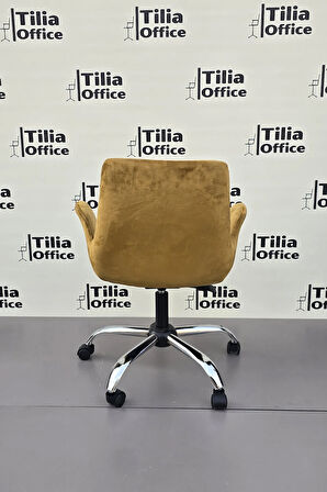 Maki Çalışma ve Çocuk Koltuğu Krom Yonca Ayak