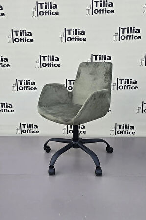 Maki Çalışma ve Çocuk Koltuğu Siyah Yonca Ayak