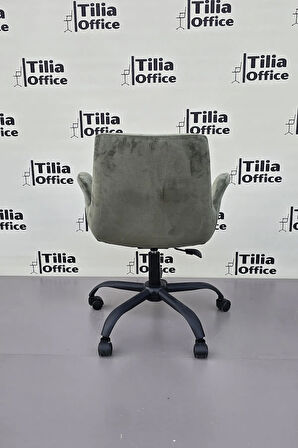 Maki Çalışma ve Çocuk Koltuğu Siyah Yonca Ayak