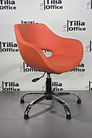 Monaco Çalışma Kesim Kuaför Koltuğu Yonca Sabit Krom Ayak