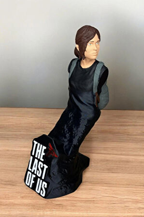 Ellie Figürlü PS4/PS5 Kol Tutucu – The Last of Us Temalı Oyun Aksesuarı | 3D Baskı Stand