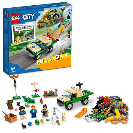 60353 LEGO City Vahşi Hayvan Kurtarma Görevleri 6+