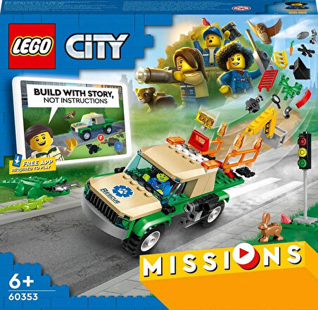 60353 LEGO City Vahşi Hayvan Kurtarma Görevleri 6+