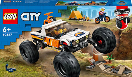 60387 LEGO® City 4x4 Arazi Aracı Maceraları 6+