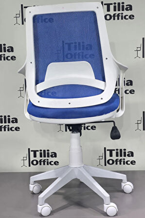 Port Çalışma Koltuğu Beyaz Ayak