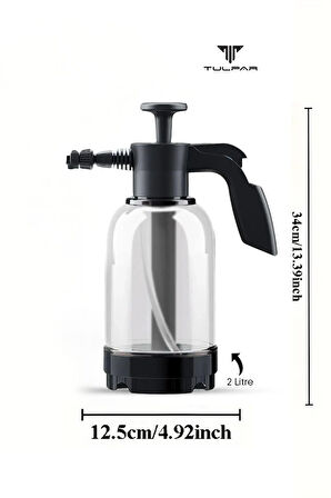 Yüksek Basınçlı 2 Başlıklı Su & Köpük Pompası 2 Litre Çok Amaçlı Kullanım Su Köpük Püskürtücü