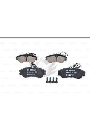 Ön Fren Balatası Fışli Partner 96 03 Berlingo 96 03 Xsara 306 97 00 Gdb1260 0986tb2042