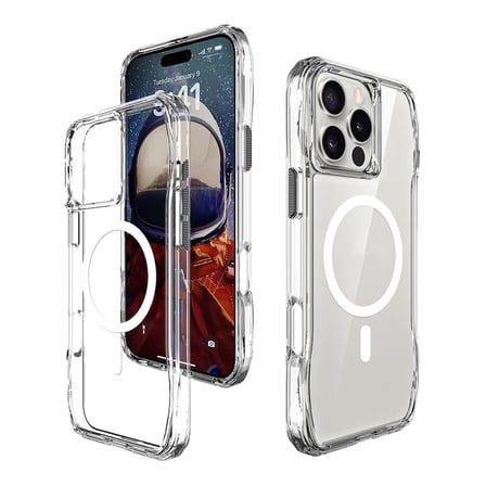 Teleplus iPhone 16 Pro Max Kılıf Köşelerden Darbeye Ultra Dayanıklı Magsafeli İncek Kılıf