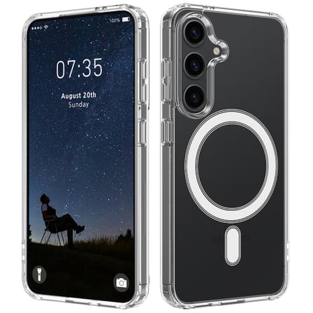 Teleplus Samsung Galaxy S24 Plus Kılıf Embos Magnetic Acrylic TPU Kapak