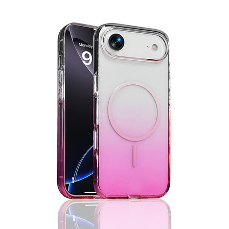 Teleplus iPhone 17 Air Kılıf Rainbow Renkli Septik Manyetik Şarj Kapak