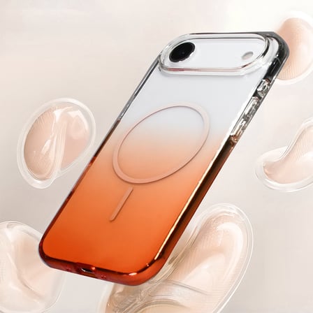 Teleplus iPhone 17 Air Kılıf Rainbow Renkli Septik Manyetik Şarj Kapak