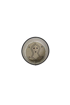 Talebe Sarığı-Beyaz Kumaş-Siyah Takke-Yuvarlak Sarım-Nâli Şerif-5 metre