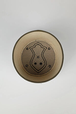 Talebe Sarığı - Beyaz Kumaş - Yeşil Takke - Düz Sarım - Nâli Şerif - 5 metre