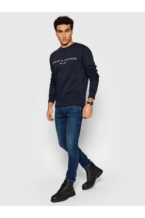 Tommy Hilfiger Sıfır Yaka Sweatshirt