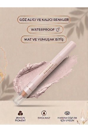 Natali Waterproof Göz Kalemi ve Göz Farı No: 455