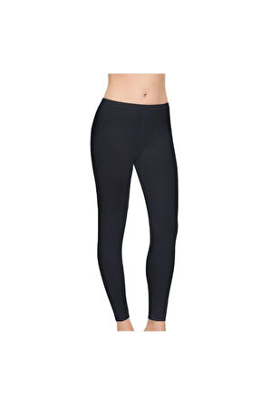 Kadın Siyah Elit Likralı Uzun Tayt 2'li Paket