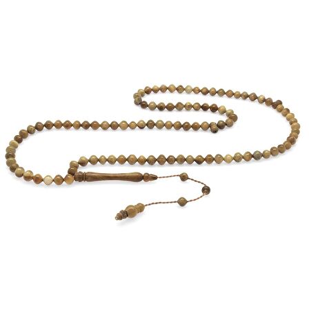 Sistemli İstanbul Kesim Açık Kahverengi 99'luk Kuka Tesbih