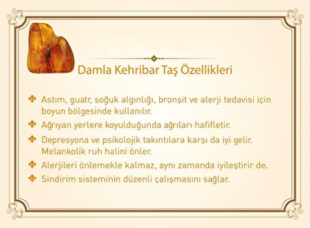 925 Ayar Gümüş Kral Zincir Püsküllü Kapsül Kesim Beyaz-Sarı Renk Patinli Damla Kehribar Tesbih