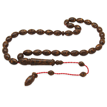 Sistemli Arpa Kesim Kahverengi Kokulu Tarçın Ağacı Tesbih