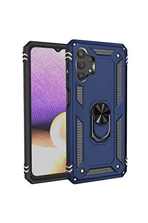 Samsung Galaxy A13 4G Kılıf Yüzüklü Standli Tank Kapak