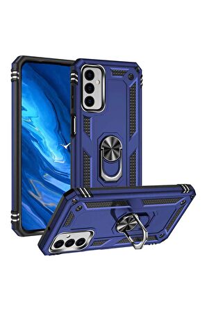 Samsung Galaxy M23 Kılıf Yüzüklü Standli Tank Kapak