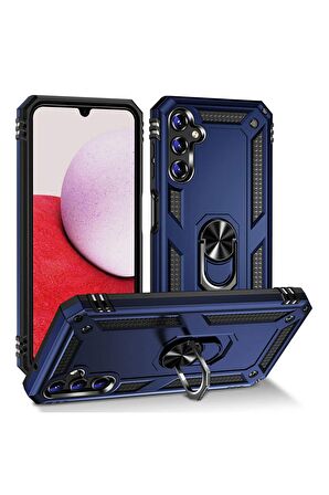Samsung Galaxy A15 Kılıf Yüzüklü Standli Tank Kapak