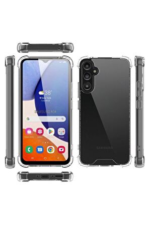 Samsung Galaxy A24 Kılıf Anti Şok Köşe Korumalı Şeffaf Silikon