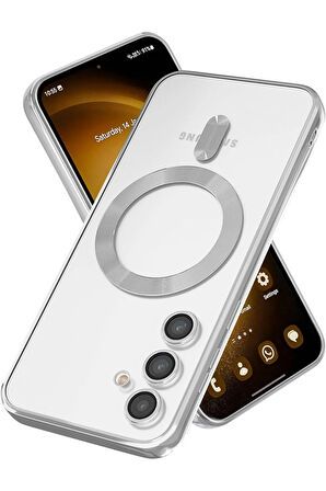 Samsung Galaxy S20 FE Kılıf Kamera Lens Korumalı Renkli Magsafe Şeffaf Silikon