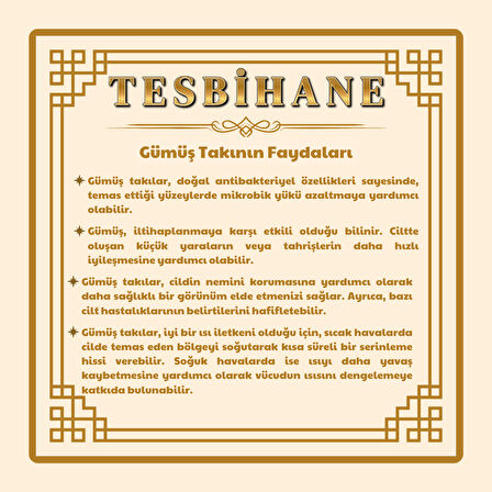 Mühr-i Süleyman İşlemeli Gurmet Zincirli 925 Ayar Gümüş Erkek Bileklik