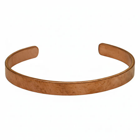 Kadın Bakır Bileklik - İsme Özel Yazılı - Esnek Yapılı
