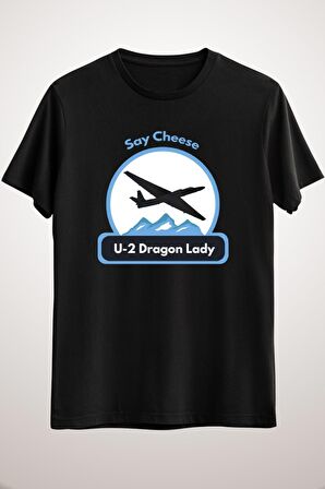Erkek Siyah U-2 Dragon Lady Reconnaissance Aircraft
