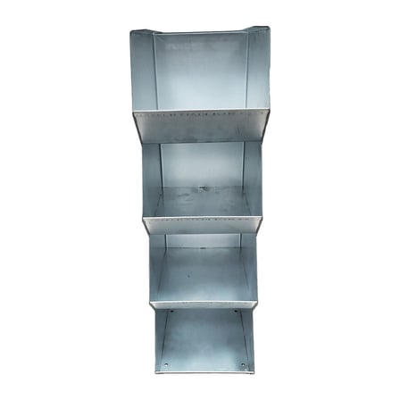 ZARGANA 4 Gözlü Modüler Galvanizli Metal Avadanlık - Kaynaksız Endüstriyel Tasarım